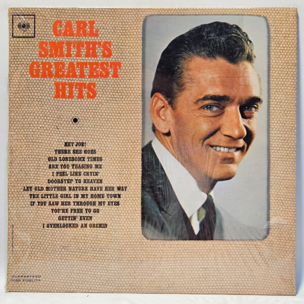Carl Smith - Carl Smith's Greatest Hits - 1962 Country - EX - Ultrasonic Clean