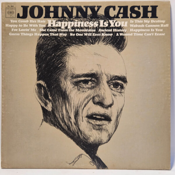 Johnny Cash - Happiness Is You - 1966 Country - EX - Ultrasonic Clean