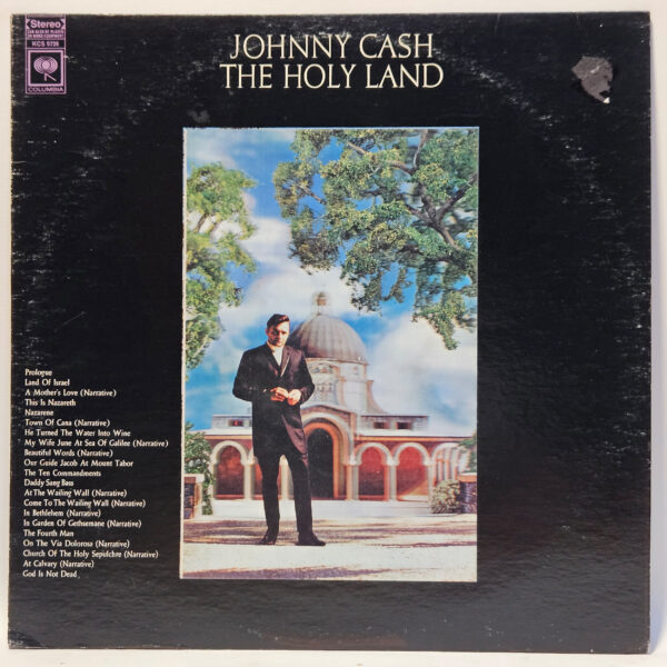 Johnny Cash - The Holy Land - 1969 Country - EX - Ultrasonic Clean