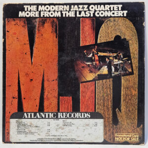 Modern Jazz Quartet - More From The Last Concert - 1981 Jazz - EX - Ult Cln