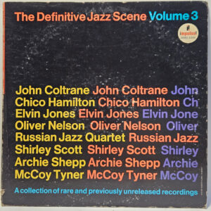 Coltrane, McCoy - The Definitive Jazz Scene Volume 3 - EX - Ultrasonic Clean