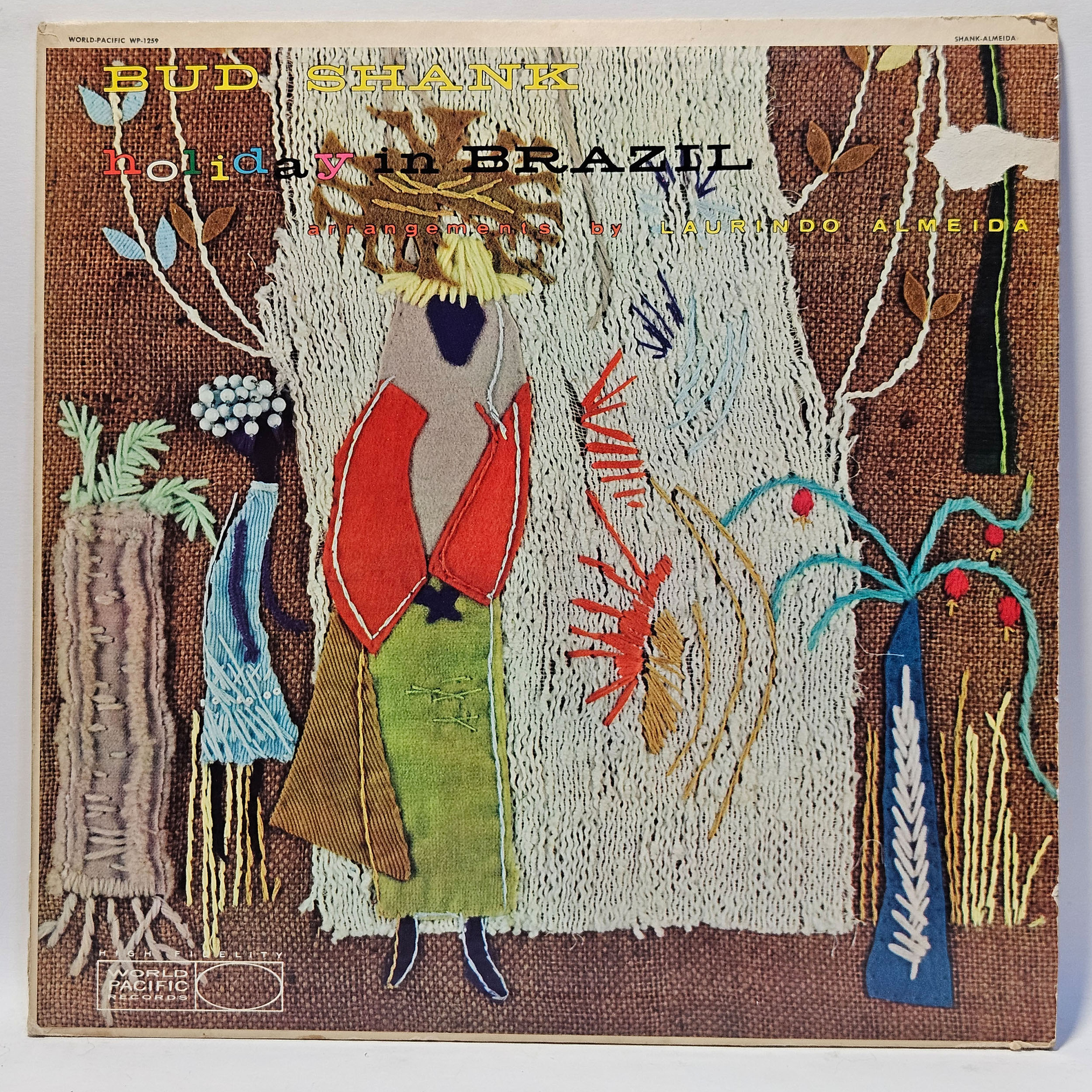 Bud Shank - Holiday in Brazil - 1959 Jazz - VG - Ultrasonic Clean