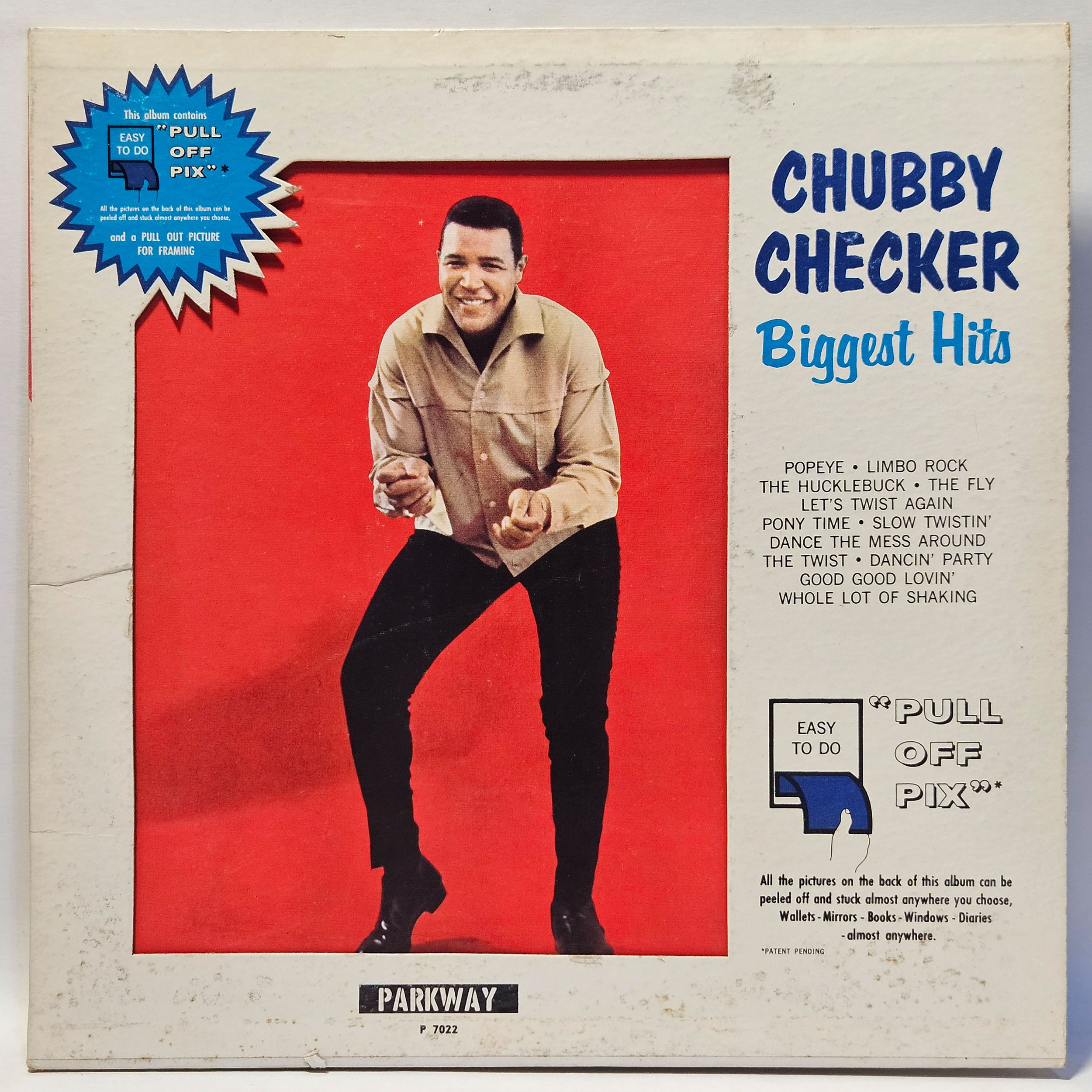 Chubby Checker - Biggest Hits - 1962 Funk - EX - Ultrasonic Clean