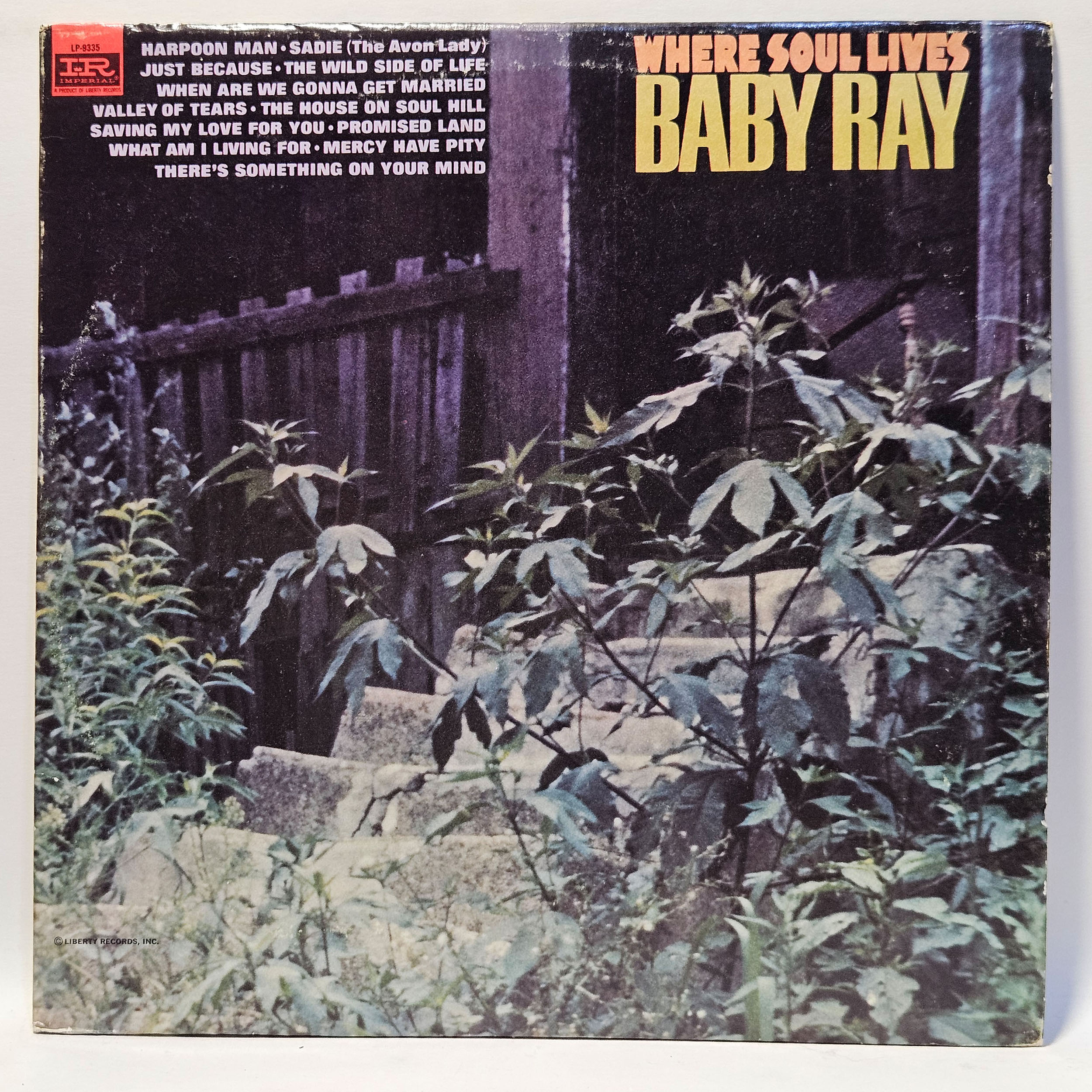 Baby Ray - Where Soul Lives - 1967 Funk - EX - Ultrasonic Clean