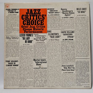 Various - Jazz Critics' Choice