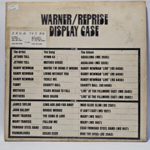 Various - The Warner / Reprise Display Case