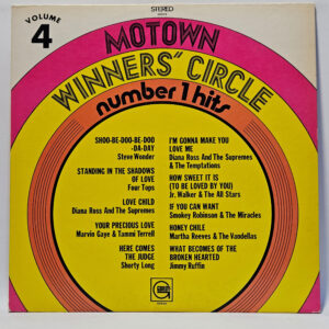Various - Motown Winners' Circle - No. 1 Hits, Vol. 4