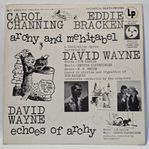 Carol Channing - Archy And Mehitabel (A Back-Alley Opera)