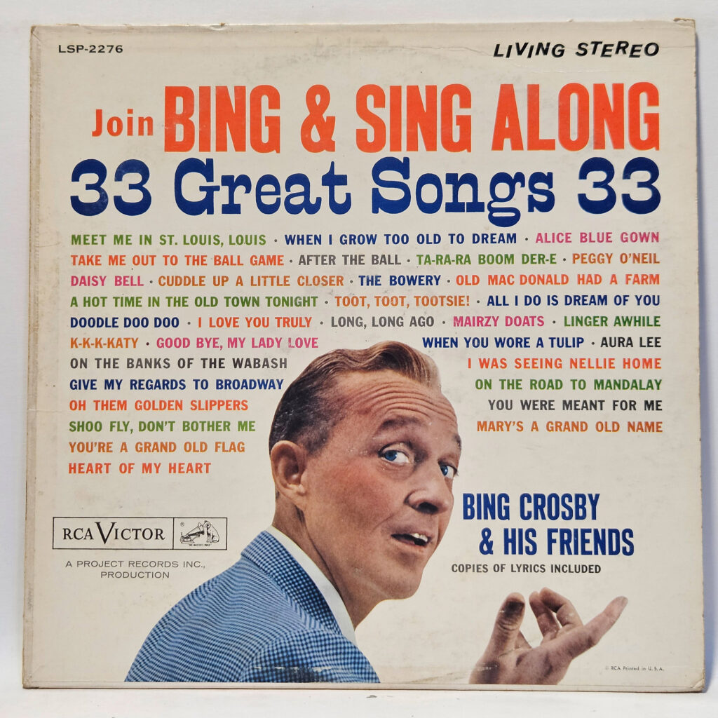 Bing Crosby Join Bing & Sing Along 147027459985