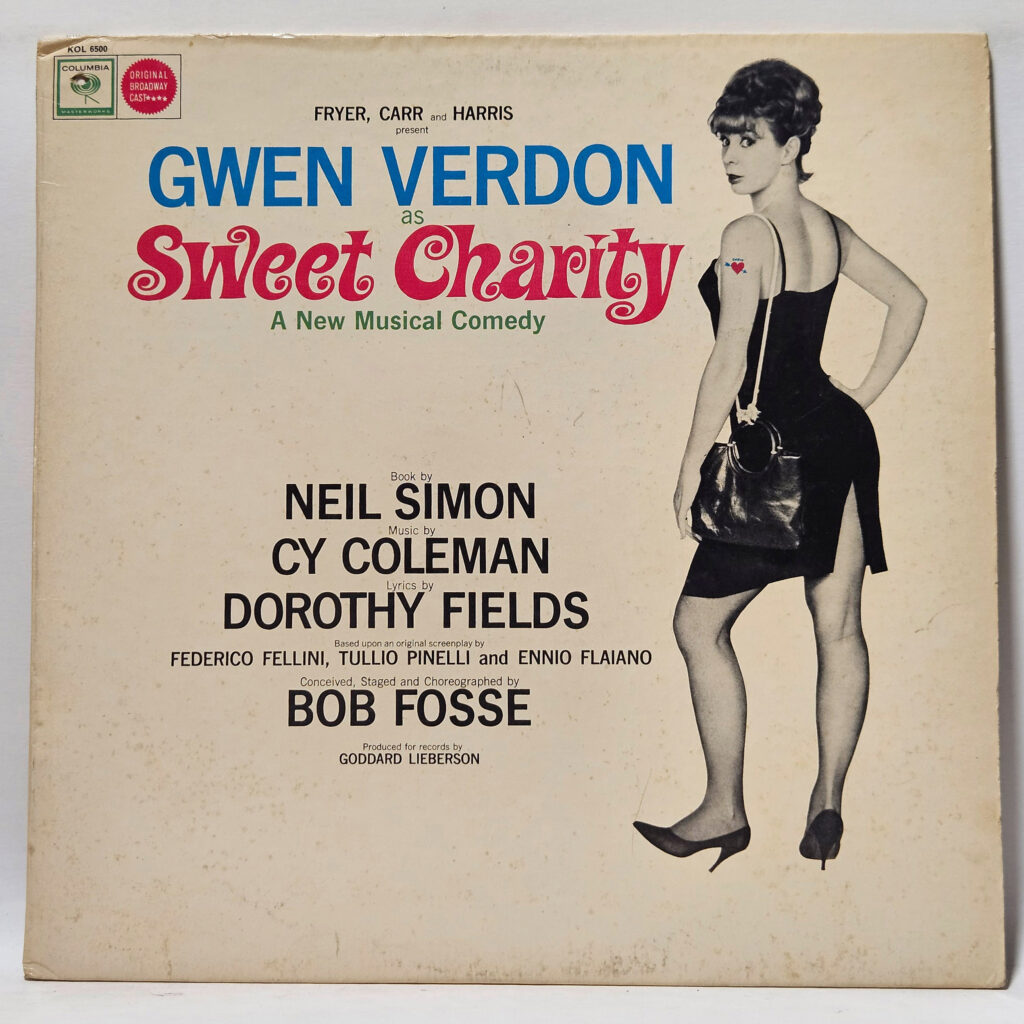 Gwen Verdon Sweet Charity (A New Musical Comedy) 147039949835