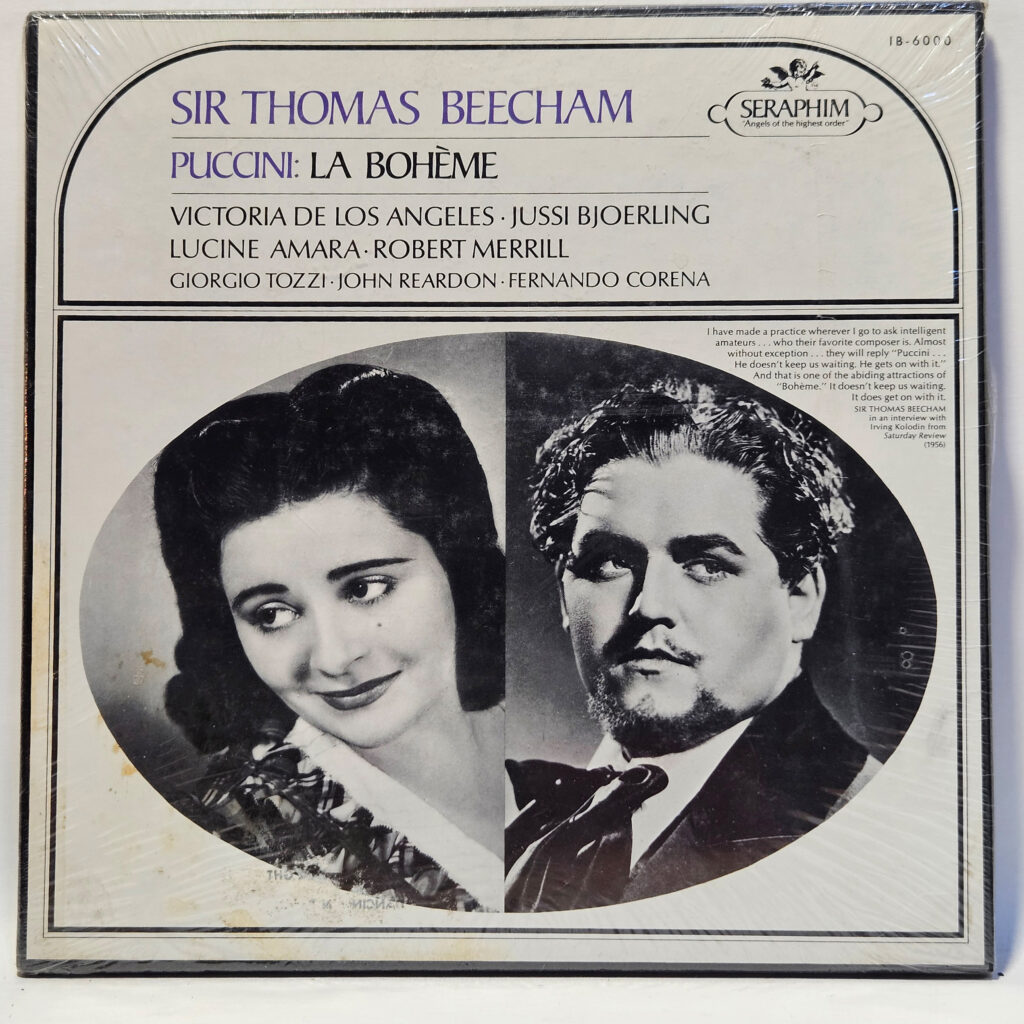 Sir Thomas Beecham La Boha¨me 147059438858