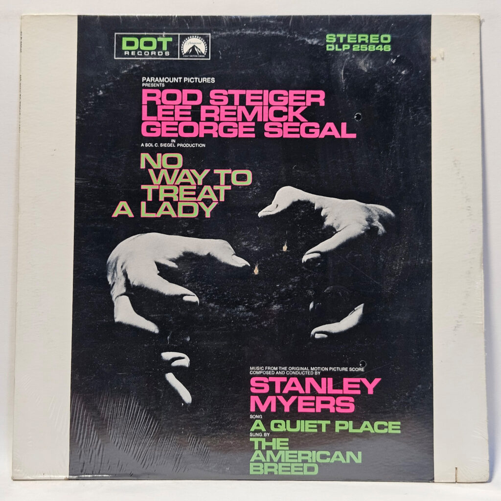Stanley Myers No Way To Treat A Lady (Music From The Original Motion Picture Sc 147043970416