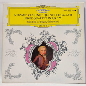 Wolfgang Amadeus Mozart Clarinet Quintet In A, K.581 / Oboe Quartet In F, K.370 147030917147