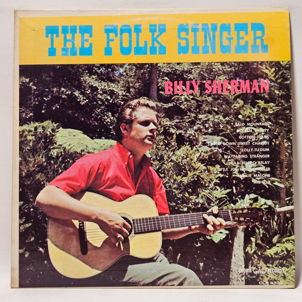 Billy Sherman The Folk Singer 147099086600
