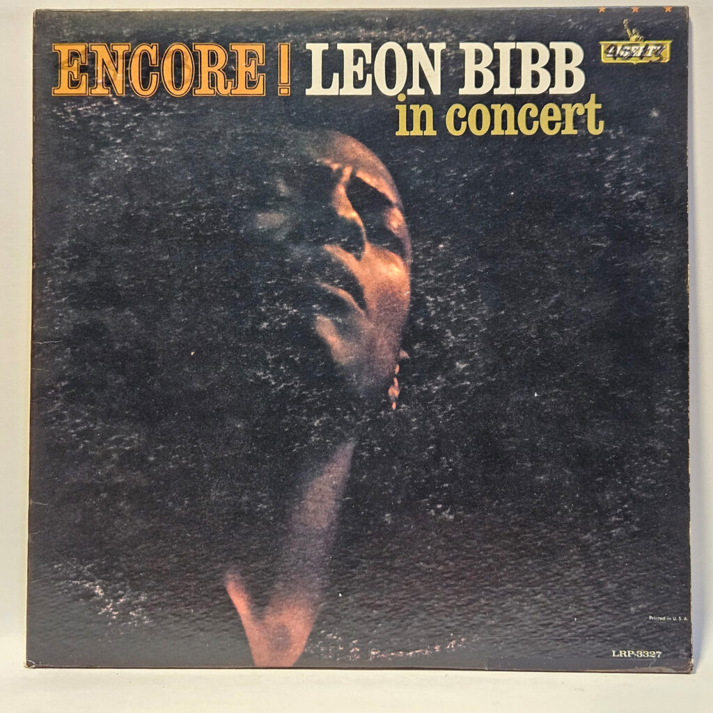 Leon Bibb Encore! Leon Bibb In Concert 147050203940