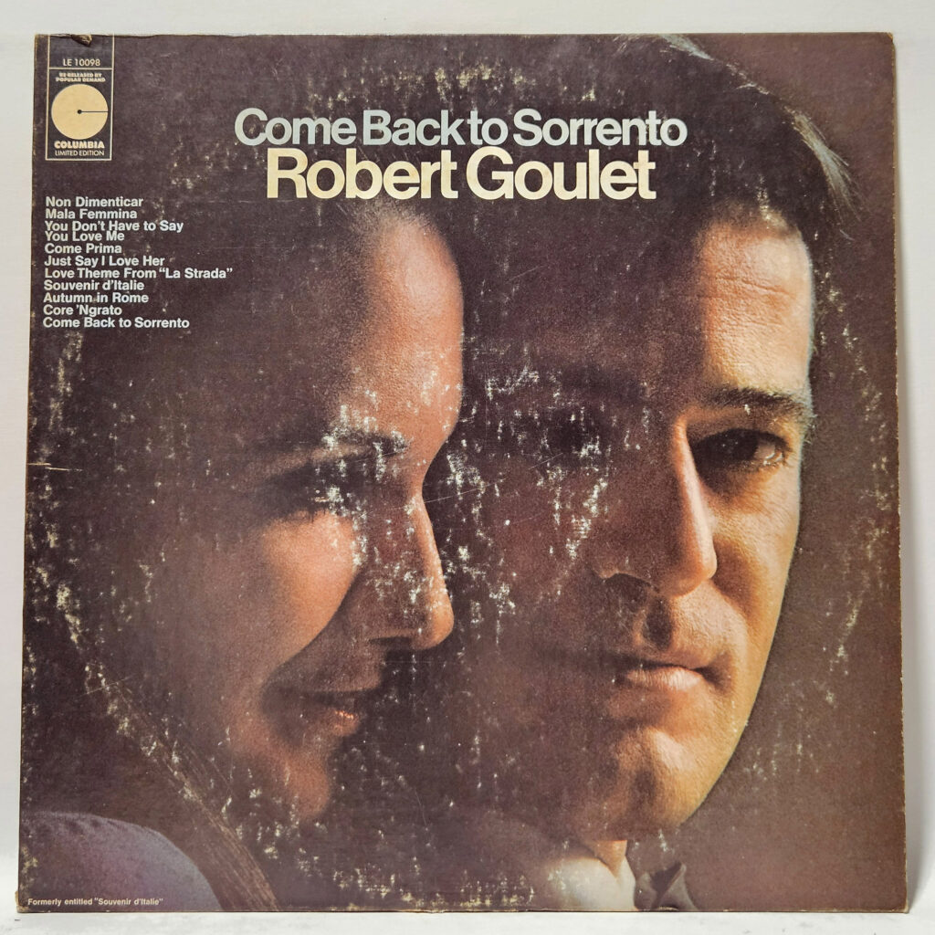 Robert Goulet Come Back To Sorrento 147091228707