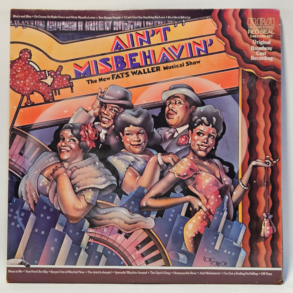 "Ain't Misbehavin'" Original Broadway Cast Ain't Misbehavin': The New Fats Waller Musical Show 147055802068