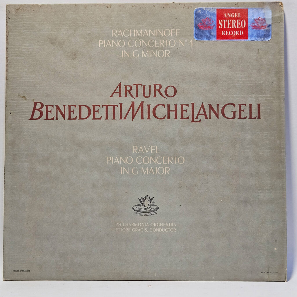Arturo Benedetti Michelangeli Concerto No. 4 In G Minor / Concerto In G Major 147077412824