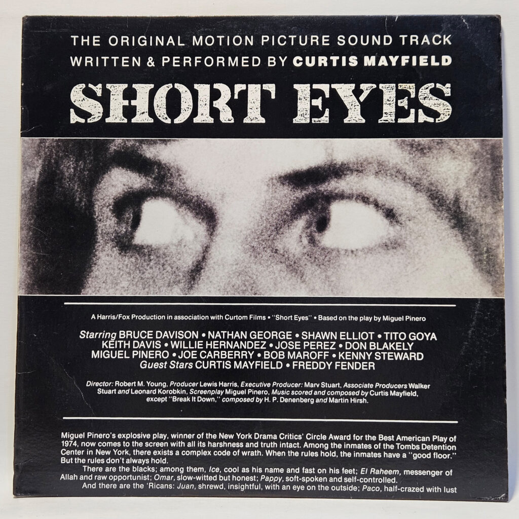 Curtis Mayfield Short Eyes - The Original Picture Soundtrack 147137486015