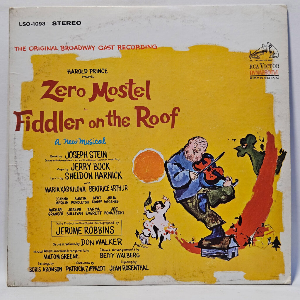 "Fiddler On The Roof" Original Broadway Cast Zero Mostel In Fiddler On The Roof (The Original Broadway Cast Re 147157507573