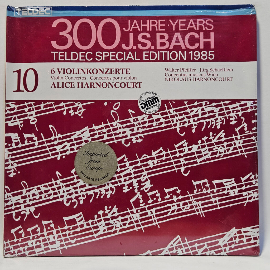 Johann Sebastian Bach 6 Violinkonzerte = Violin Concertos = Concertos Pour Violon 147160854139