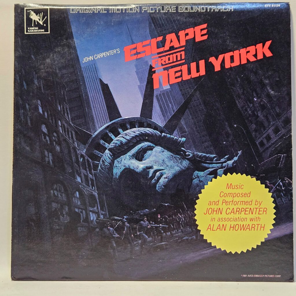 John Carpenter Escape From New York (Original Motion Picture Soundtrack) 147155795889