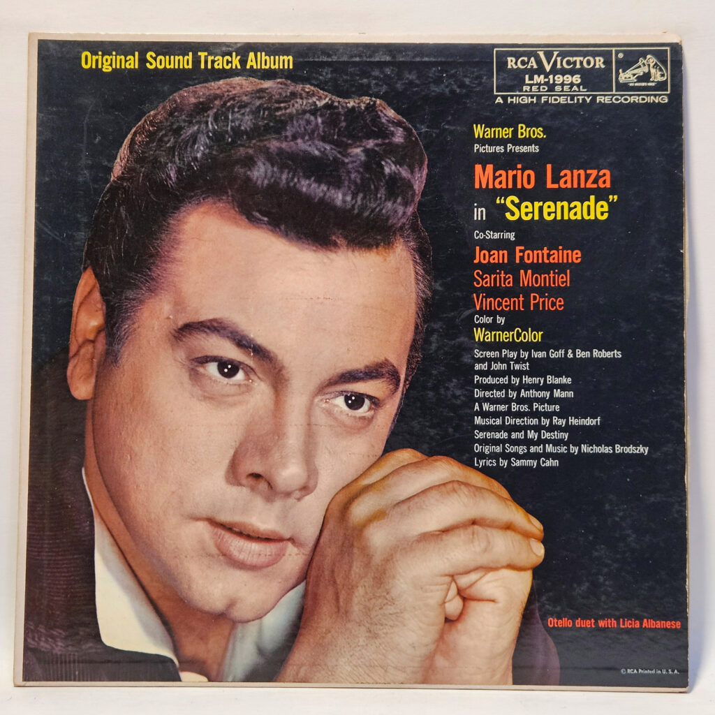 Mario Lanza Mario Lanza In "Serenade" 147134225331