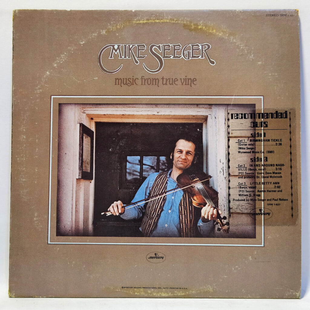 Mike Seeger Music From True Vine 147132315420