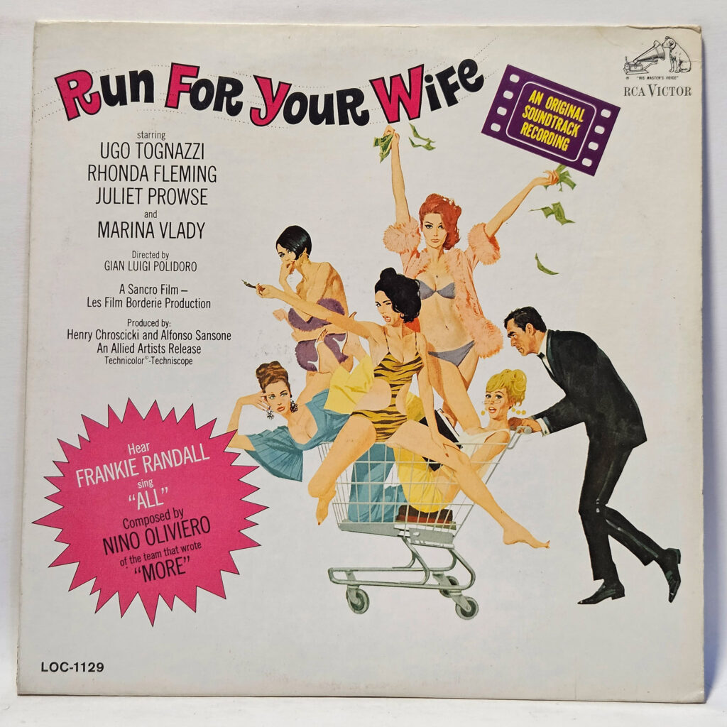 Nino Oliviero Orchestra Run For Your Wife (An Original Soundtrack Recording) 147134221639