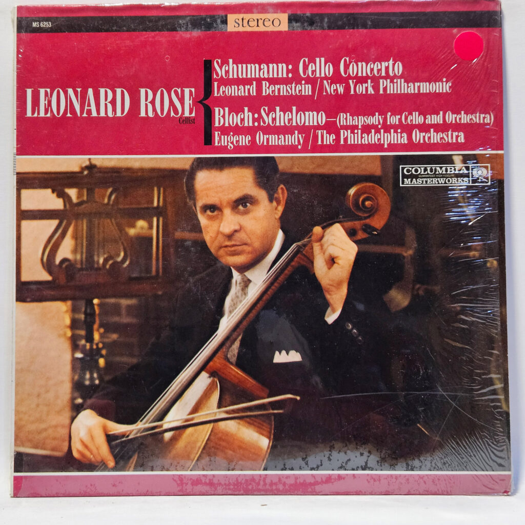 Robert Schumann Cello Concerto / Schelomo - (Rhapsody For Cello And Orchestra) 147077413874