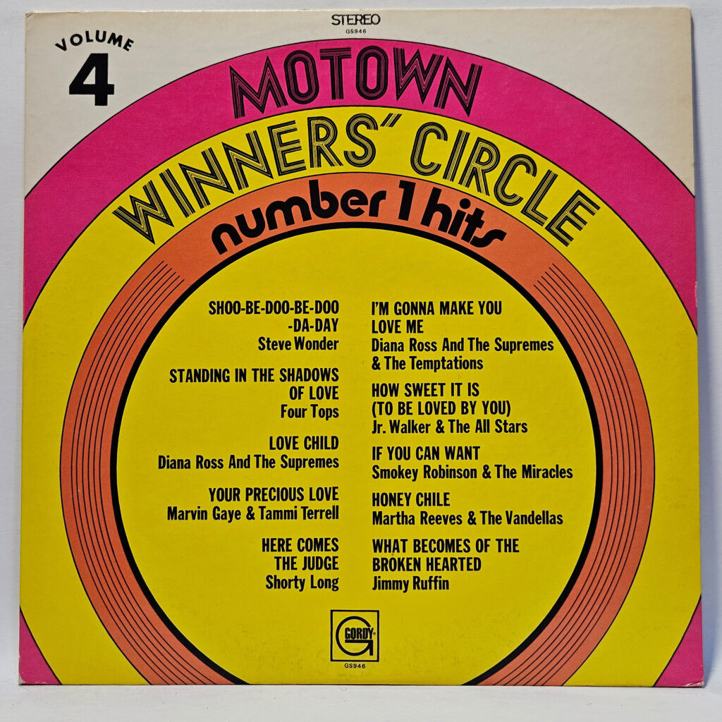 Various Motown Winners' Circle - No. 1 Hits, Vol. 4 147053742015