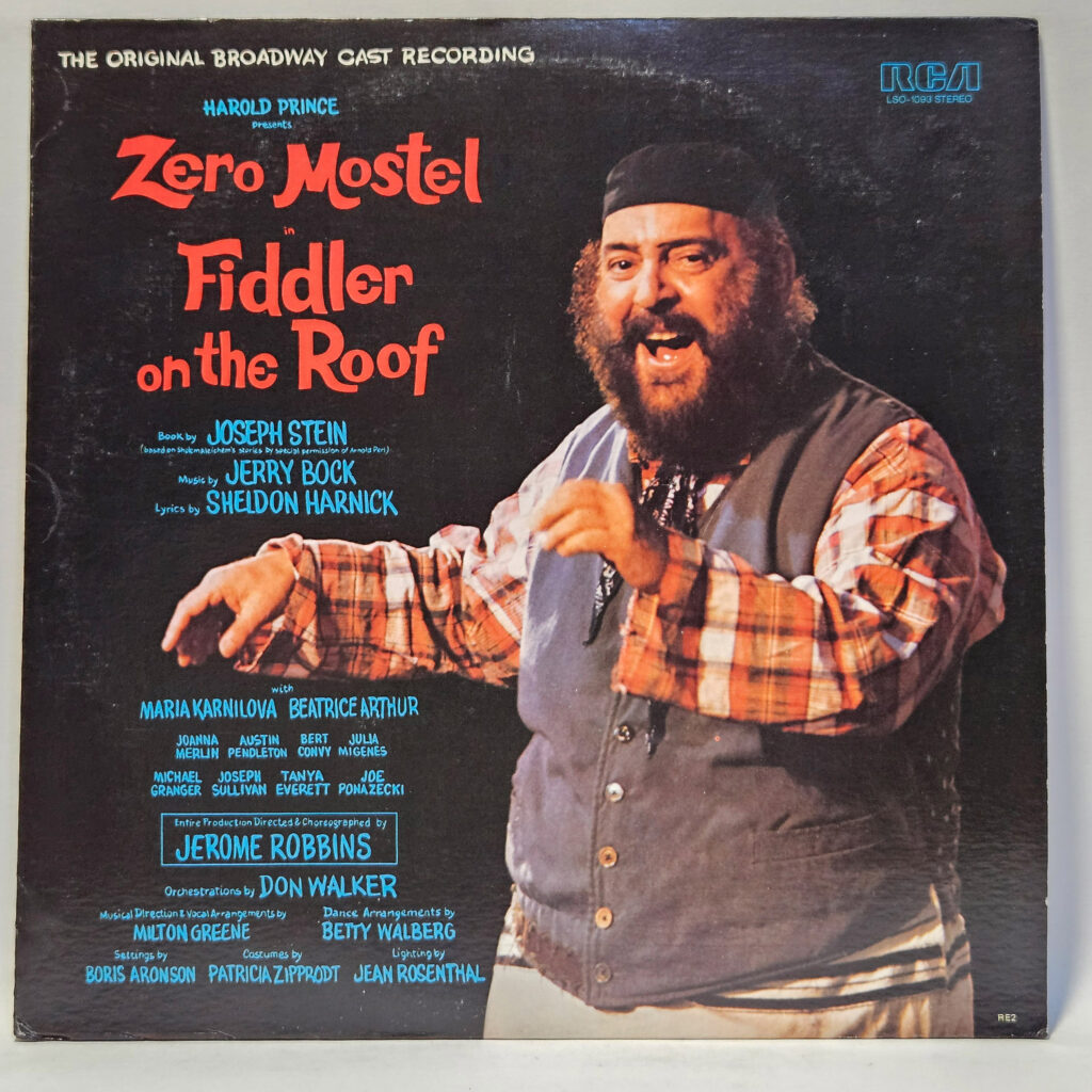 Zero Mostel Fiddler On The Roof (The Original Broadway Cast Recording) 147157507930